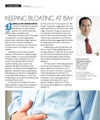 Keeping Bloating At Bay